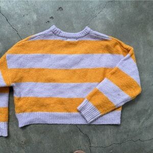 Primark Lavender and Yellow Knit Sweater